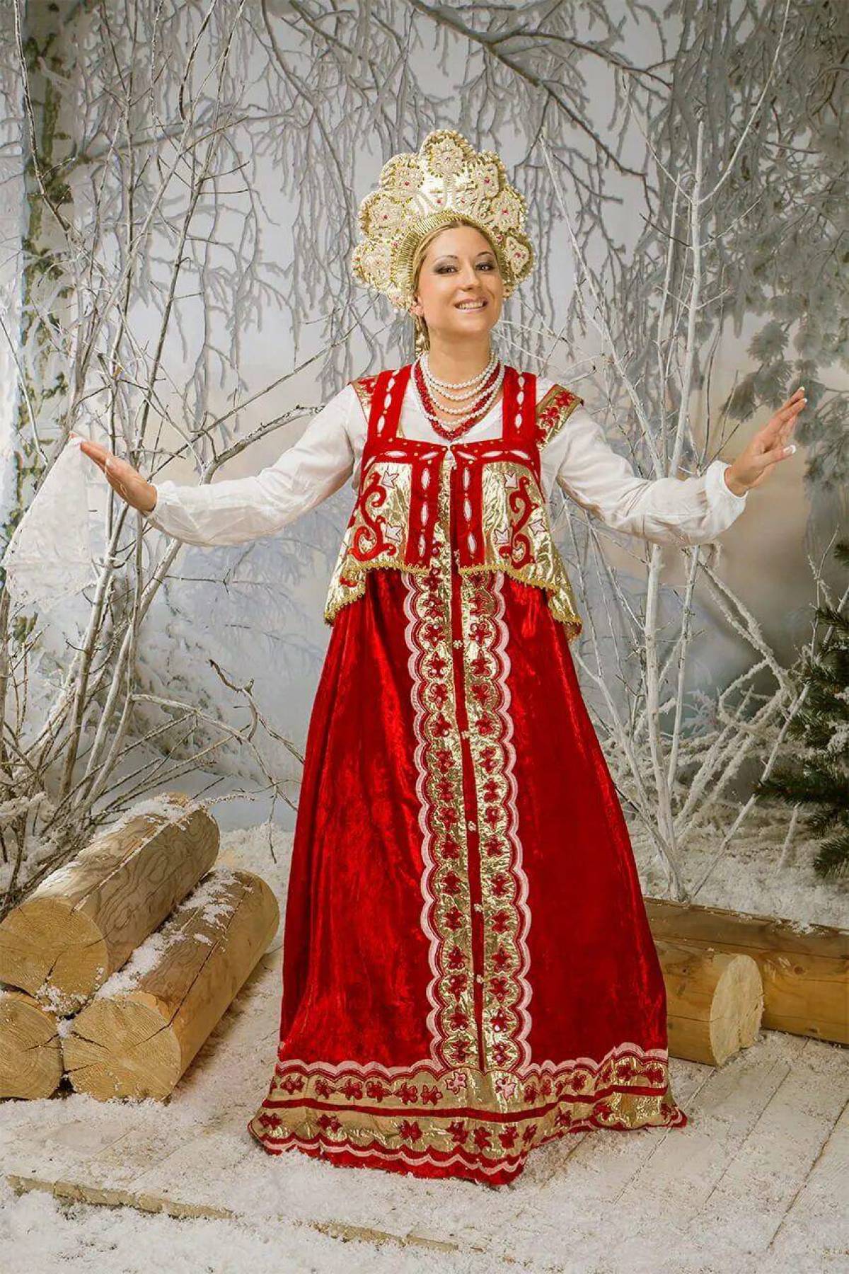 Girls in Slavic costumes in Nasiriya