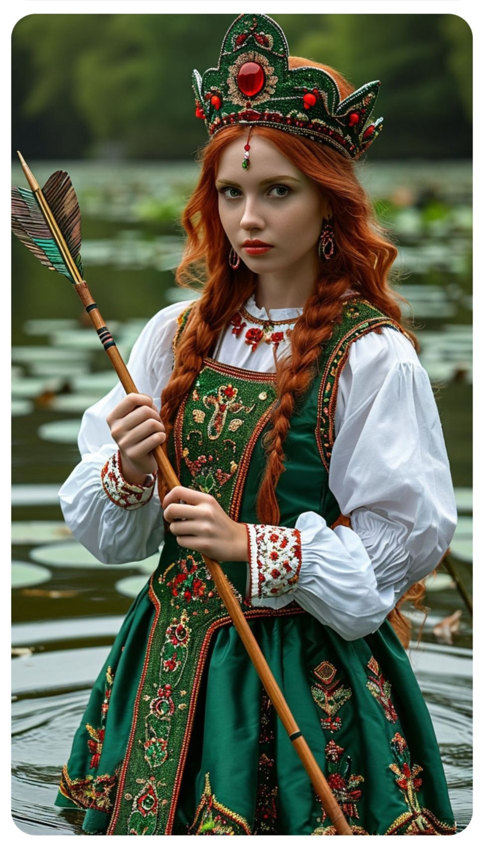 Nude girl Girls in Slavic costumes in Nasiriya