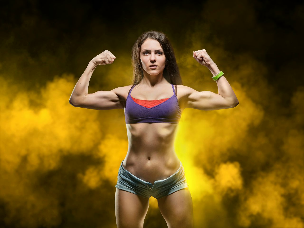 Athletic girls in Nasiriya